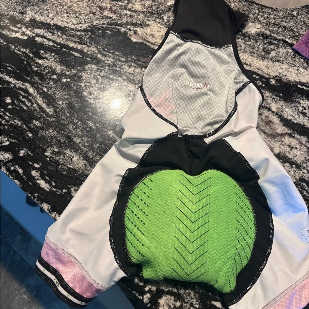 Primal Black and Pink Cycling Bibs - Picture 4 of 11